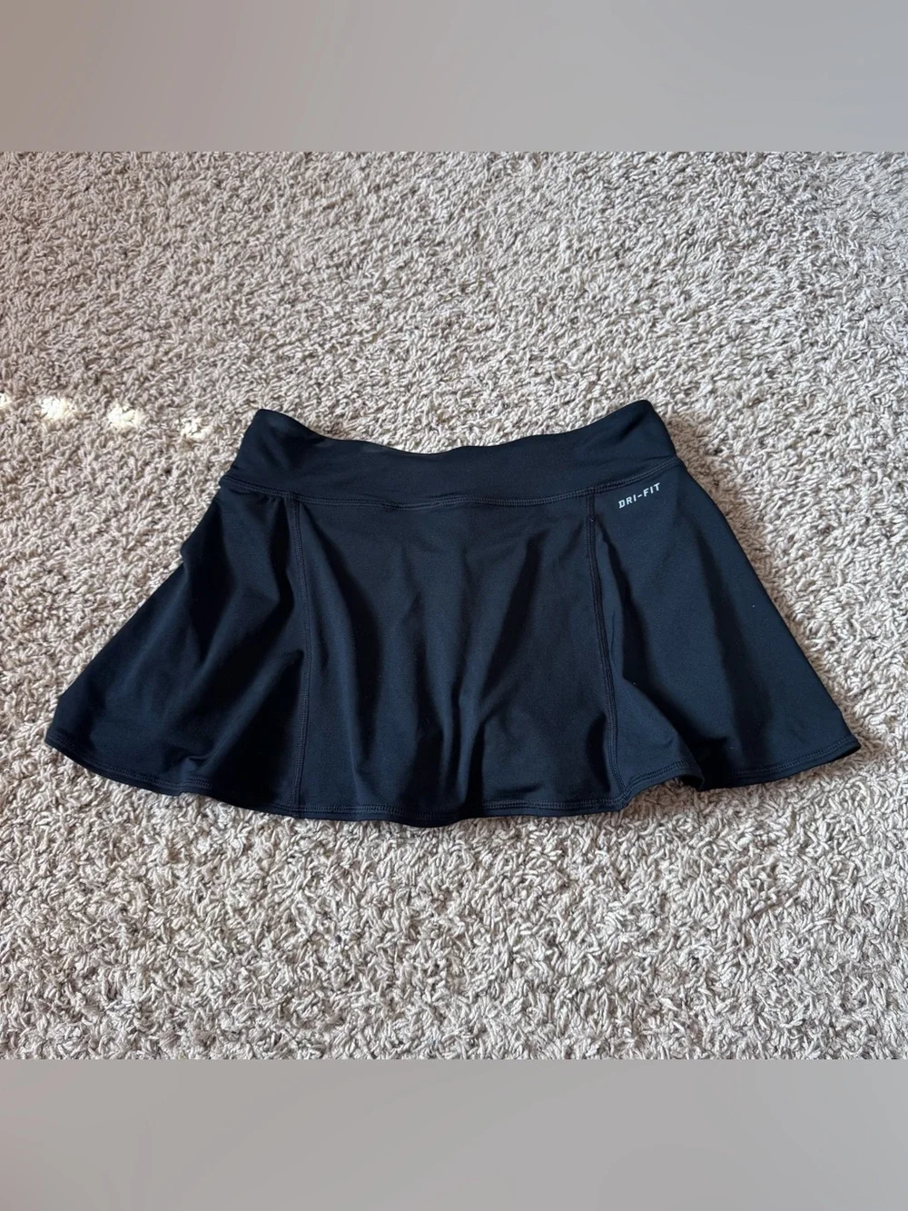 Nike Black Tennis Skirt with Built-In Shorts